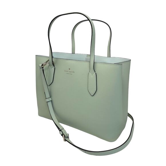 Kate Spade Harper Satchel Refined Grain Olive Leather Crossbody Bag WKR00064 - Picture 2 of 6